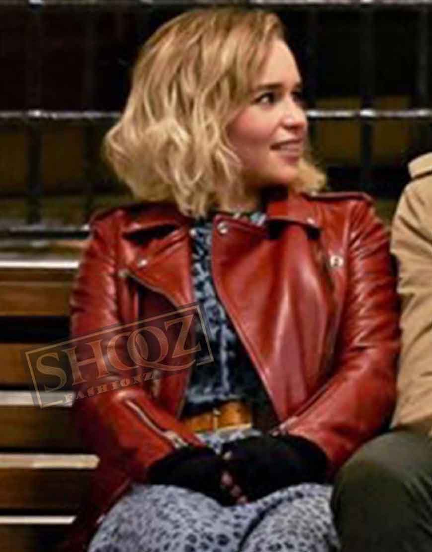 Last Christmas Emilia Clarke Leather Jacket Last Christmas Emilia Clarke Leather Jacket